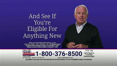 The 2023 Medicare Helpline TV commercial - Annual Enrollment Period: Dont Delay