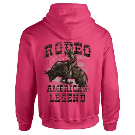 The American Rodeo Buckin' Til Sundown Sweatshirt Hoodie logo