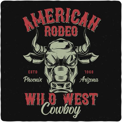 The American Rodeo Cool Texan T-Shirt logo