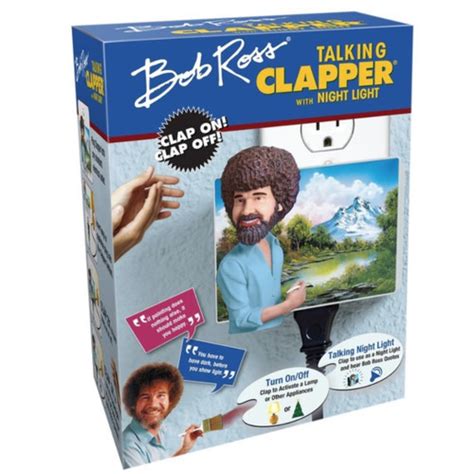 The Clapper Bob Ross Talking Clapper & Night Light