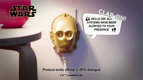 The Clapper TV commercial - World Class Clapper: Talking C-3PO