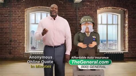 The General TV Spot, 'Fast Quote' Featuring Shaquille O'Neal created for The General