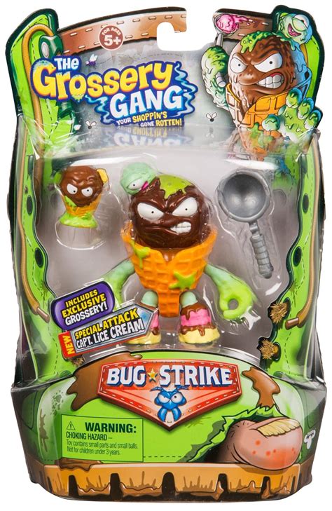 The Grossery Gang Bug Strike Captain Lice Cream logo
