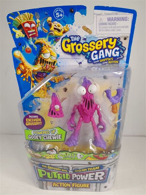 The Grossery Gang Putrid Power Action Figure, Gooey Chewie commercials