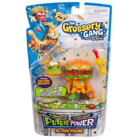 The Grossery Gang Putrid Power Action Figure, Grub Sub