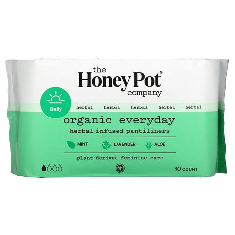 The Honey Pot Everyday Herbal Pantiliners logo