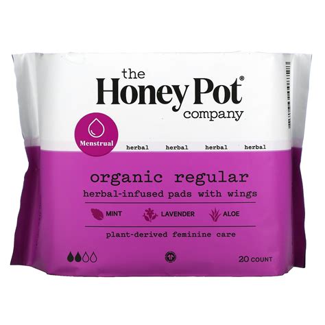 The Honey Pot Regular Herbal Pads With Wings commercials