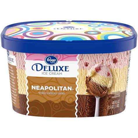 The Kroger Company Neapolitan Deluxe Ice Cream