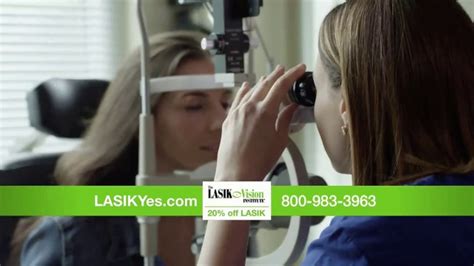 The LASIK Vision Institute TV commercial