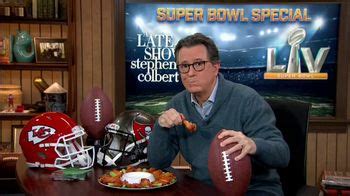 The Late Show Super Bowl 2021 TV Promo, 'Chicken Wings' created for CBS