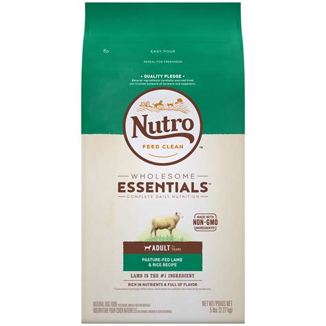 The Nutro Company WHOLESOME ESSENTIALS Adult Pasture-Fed Lamb & Rice Recipe