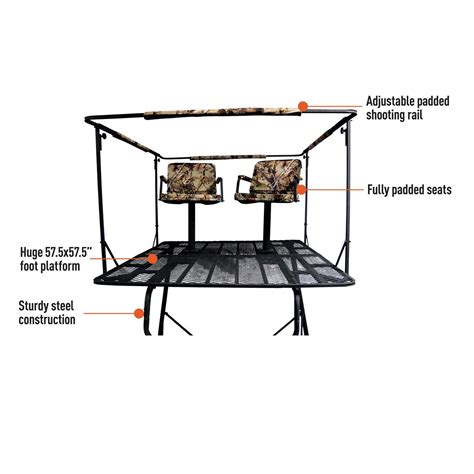 The Sportsman's Guide Guide Gear 2-Man 12' Tower Tree Stand commercials