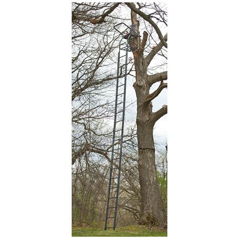 The Sportsman's Guide Guide Gear 25' Deluxe Double Rail Ladder Tree Stand commercials
