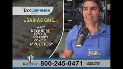The Tax Defense Group TV Spot, 'En vivo' con Piolín created for The Tax Defense Group