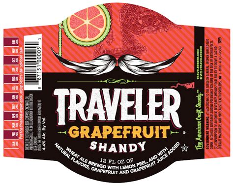 The Traveler Beer Company Grapefruit Shandy