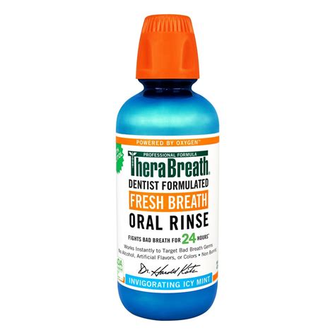 Therabreath Rainforest Mint Fresh Breath Oral Rinse logo