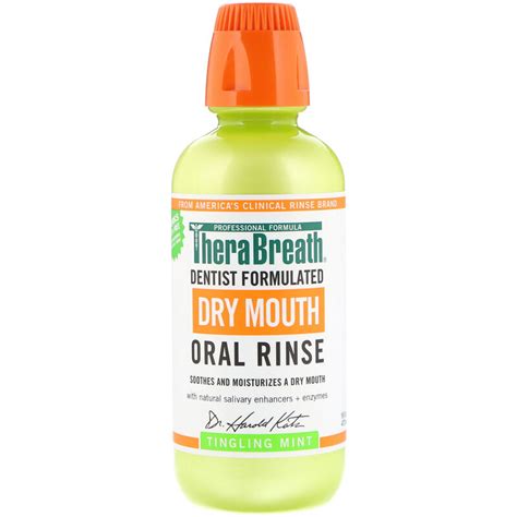 Therabreath Tingling Mint Dry Mouth Oral Rinse commercials