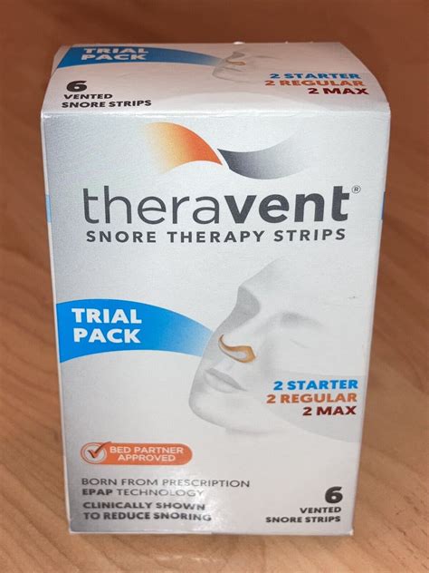Theravent Snore Therapy Strips Trial Pack logo