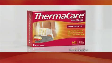 ThermaCare HeatWraps Lower Back and Hip TV commercial