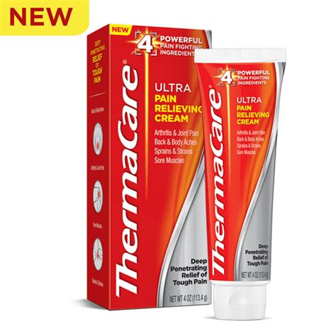 ThermaCare Ultra Pain Relieving Cream commercials