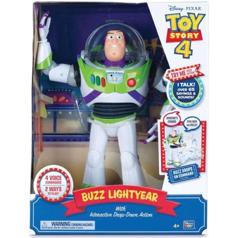 Thinkway Toys Buzz Lightyear with Interactive Drop-Down Action logo
