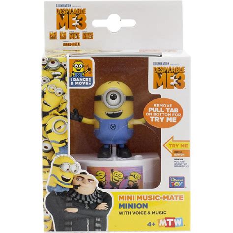 Thinkway Toys Despicable Me 3 Minion Music-Mate Gru with Voice and Music
