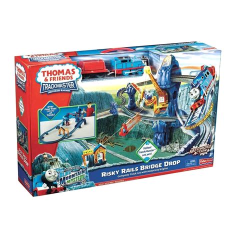 Thomas & Friends (Mattel) Trackmaster Risky Rails Bridge Drop logo