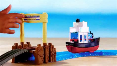 Thomas & Friends TrackMaster Boat and Sea Set TV commercial - Off the Tracks