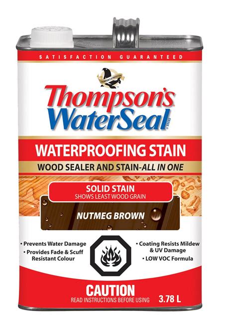 Thompson's Water Seal Solid Wood Stain and Sealer All-in-One