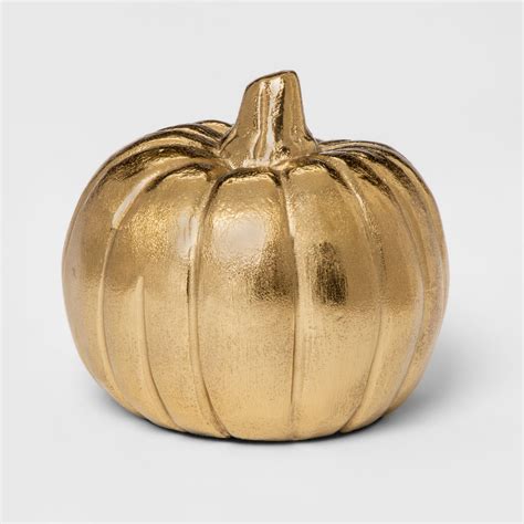 Threshold Gold Decorative Pumpkin Figurine logo