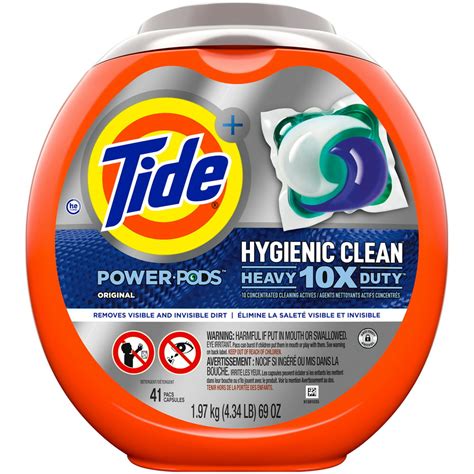 Tide Hygienic Clean Heavy Duty 10X Power PODS Spring Meadow Scent logo