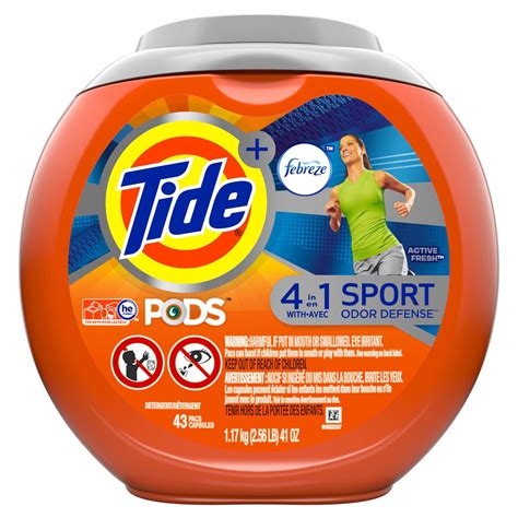 Tide PODS Plus Febreze Sport Odor Defense commercials