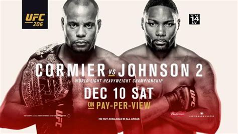Time Warner Cable On Demand TV Spot, 'UFC 206: Cormier vs. Johnson'