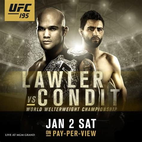 Time Warner Cable Pay-Per-View TV Spot, 'UFC 195: Lawler vs. Condit'
