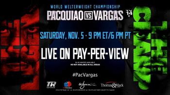 Time Warner Cable TV Spot, 'Boxing: Pacquiao vs. Vargas'