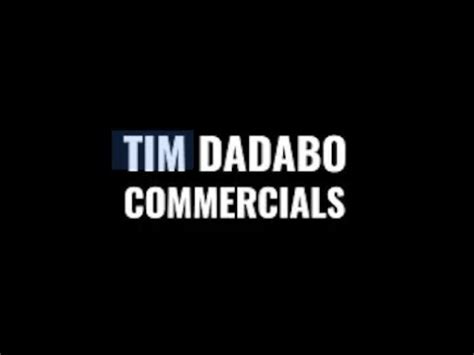 Timothy Dadabo commercials
