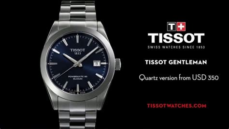 Tissot Gentleman TV commercial - Power Reserve