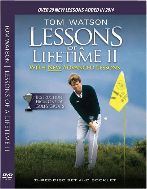 Tom Watson: Lessons of a Lifetime II DVD TV commercial
