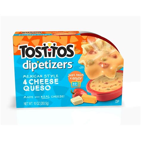 Tostitos Dip-etizers Mexican Style Four Cheese Queso