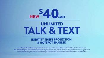 TracFone Unlimited Talk & Text TV commercial - Influencer: $40 per Month
