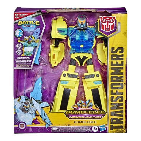 Transformers (Hasbro) Bumblebee Cyberverse Adventures Battle Call Trooper Megatron logo