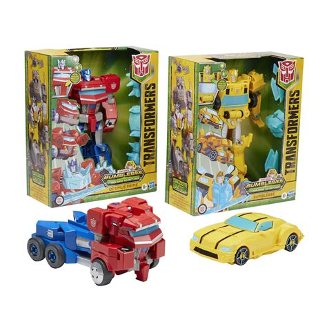 Transformers (Hasbro) Bumblebee Cyberverse Adventures Roll N' Change Optimus Prime