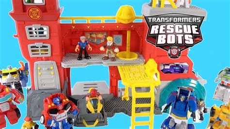 Transformers (Hasbro) Playskool Heroes Rescue Bots Firehouse Headquarters commercials