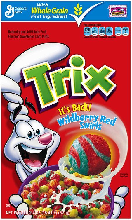 Trix Wildberry Red Swirls commercials
