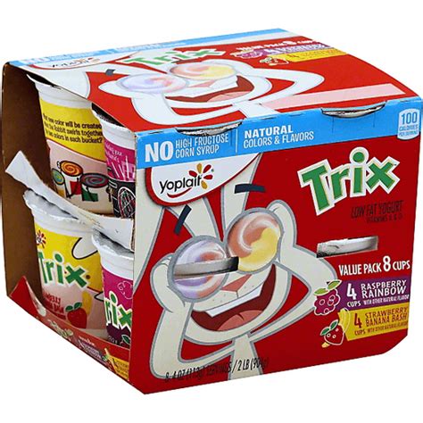 Trix Yogurt Strawberry Banana Bash logo