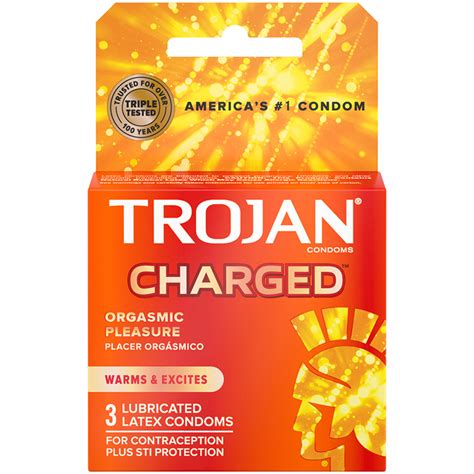 Trojan Charged Orgasmic Pleasure logo