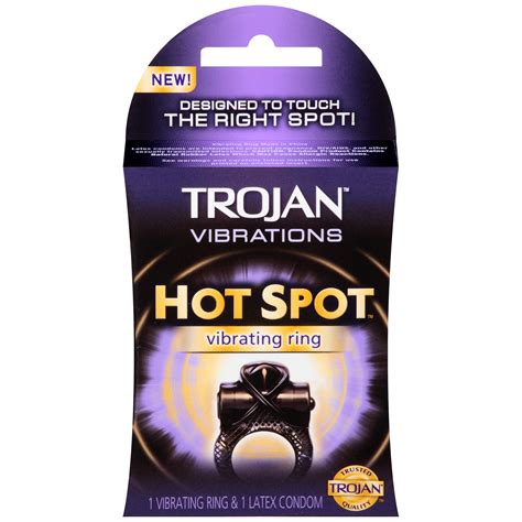 Trojan Hot Spot Vibrating Ring logo