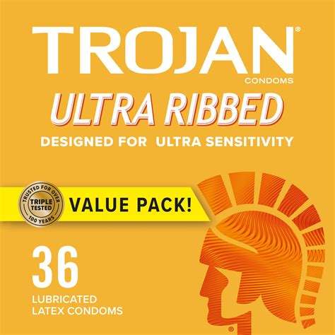 Trojan Ultra Ribbed logo