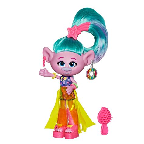 Trolls (Hasbro) DreamWorks Trolls Glam Satin Fashion Doll logo
