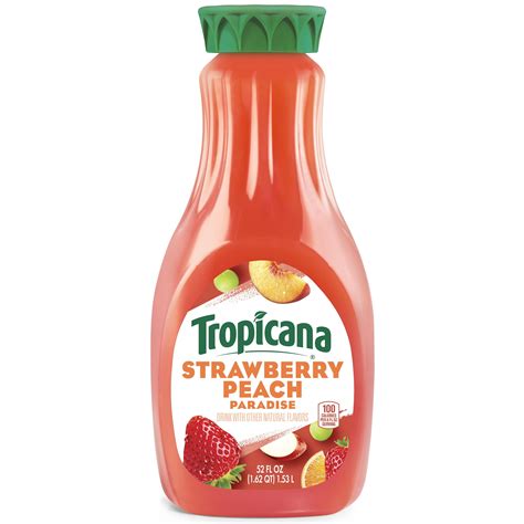 Tropicana Strawberry Peach logo